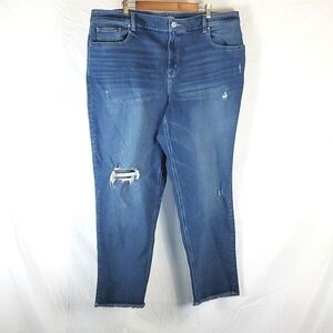 Lane Bryant‎ High Rise Girlfriend Strait Jean
